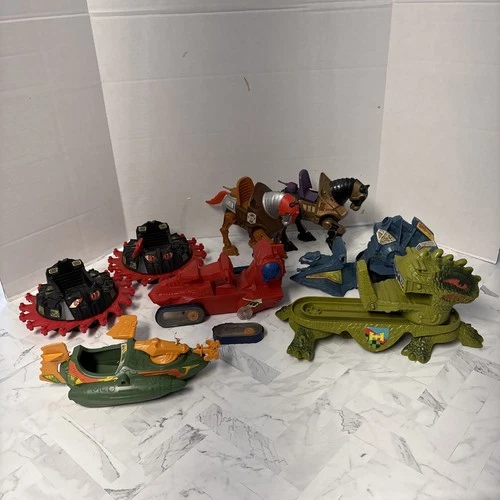 Vintage 1980s Masters Of The Universe Vehicle Lot - 8 Vehicles! See Pictures!