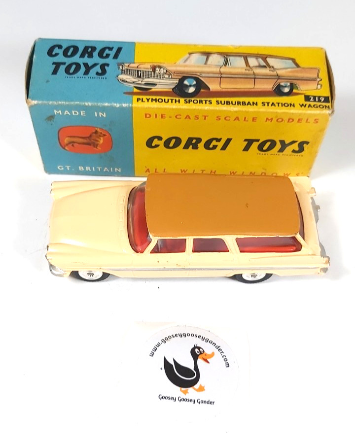 Corgi 219, Plymouth Suburban - Free Price Guide & Review