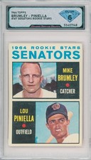 1964 Topps MIKE BRUMLEY LOU PINIELLA #167 Rookie Stars 💎 DSG 6 EX/NM
