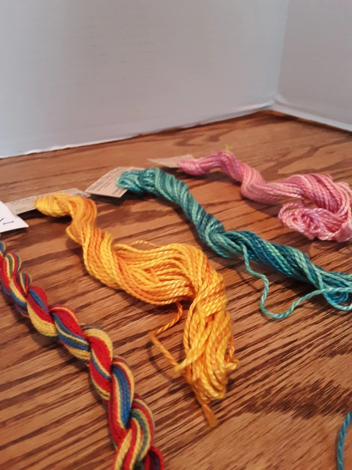 Lot of 6 Embroidery Floss- Valdani and Weeks Dye Works Hand Over Dyed Floss - Image 4 of 4