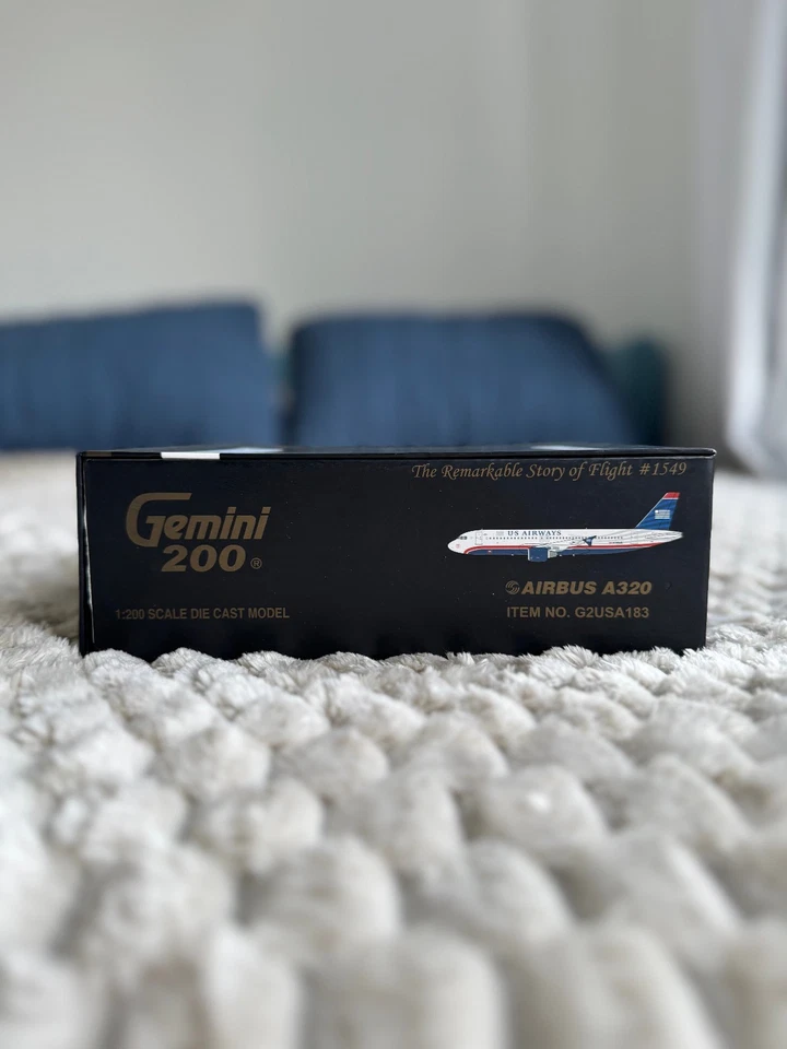 Vuelo Gemini Jets 1/200 US Airways Airbus A320-200 #1549 G2USA183 Foto 3 de 4
