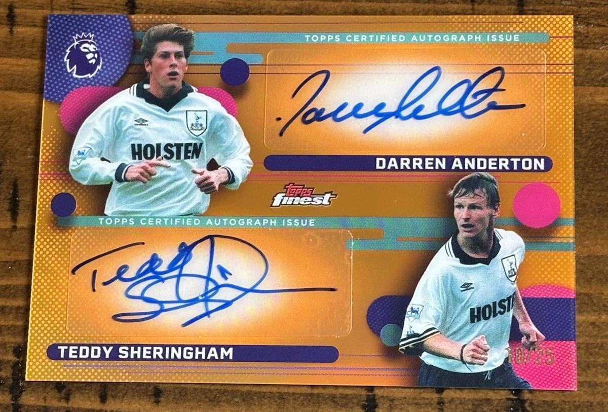 Topps Soccer Tottenham Hotspur Autographed Sports Trading Cards