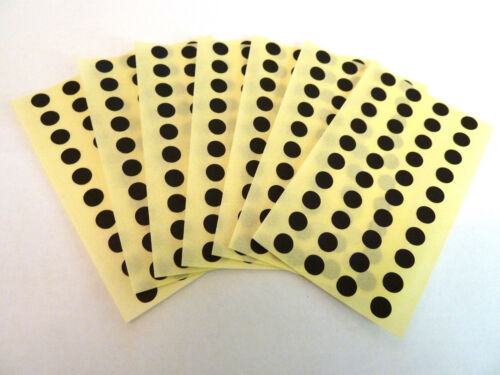 6mm Round dot Stickers Coloured Circles Small Circular Sticky Labels 32 colours - Picture 2 of 33