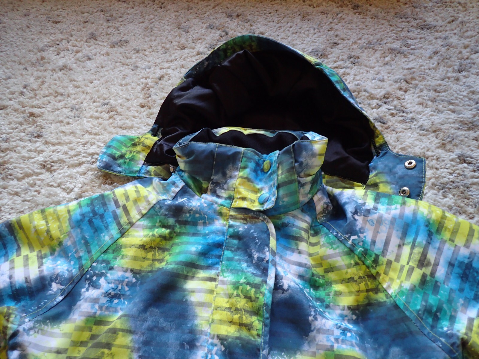 POWDER ROOM X5 HOODED SNOWBOARD JACKET 10, 000 mm WOMEN'S Size XS Multi