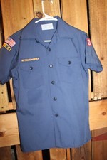 Boy Scouts of America BSA Youth Shirt Large Blue Cub