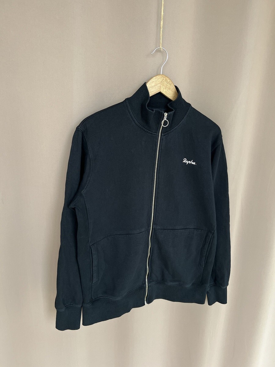 Rapha ブラック サイクルジャケット Rapha Logo Zip Up Track Jacket Size M Mens Bike Cycling