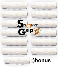 SNAPPY GRIP Ergonomic Replacement Bucket Handles 12 WHITE + BONUS
