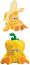 2 VITAMINI BANANA PEPERONE PELUCHE goodness gang pupazzi  vitamini coop plush