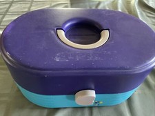 Vintage Blue And Purple Kids’ Caboodle Model 2614 Made In USA