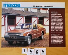 MAZDA PICK UP B 2200 DIESEL Prospectus Fr 03/1986 2 pages