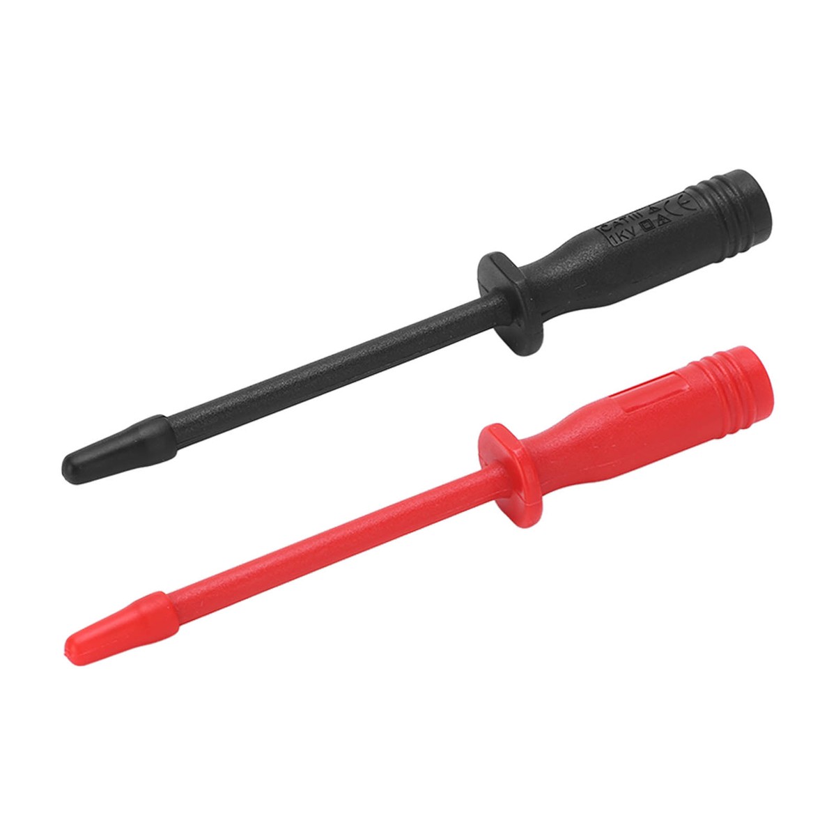 2x J.30016 Piercing Probe Multimeter Test Hook W/ 4mm