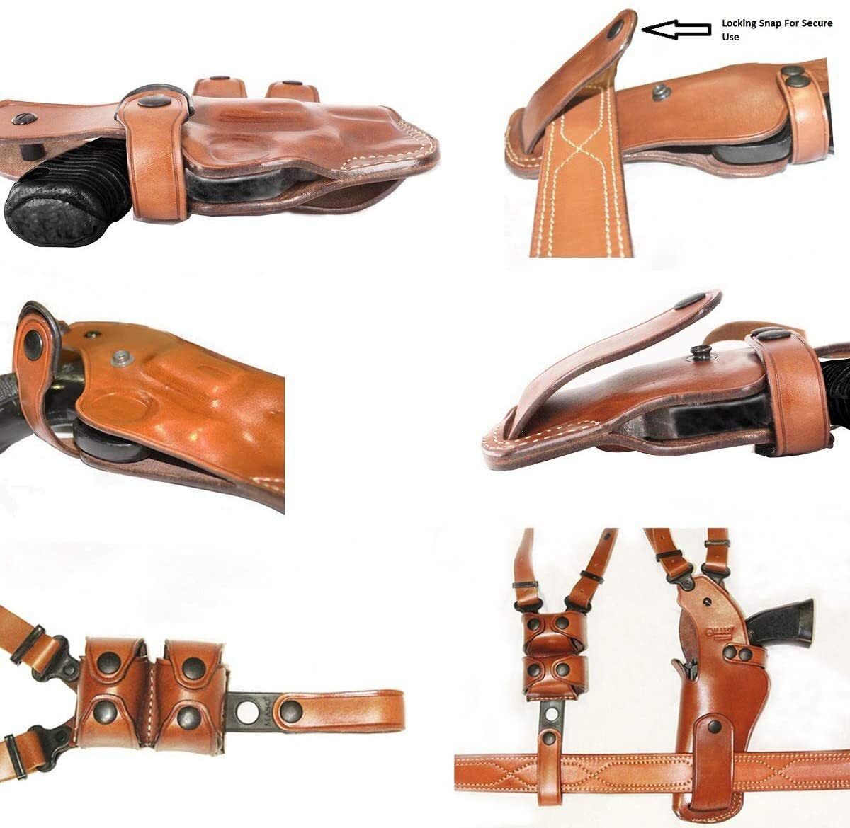 VlaMiTex B11 Leder Holster Für Ruger Mark IV 4