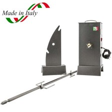 Tournebroche 220V 30 kg de viande broche fixe - Rôtissoire Cheminée ou Barbecue