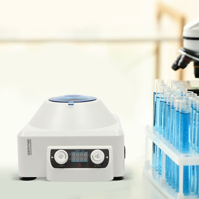 6*10ml Labor LCD Zentrifugen Tischzentrifuge Centrifuge 1685xg  0-4000U/min