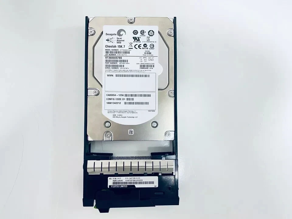 Fujitsu Eternus 600GB SAS 15K 6G 3.5" Hard Drive HDD CA07339-E103 DX80 DX90 S2 - Image 2 of 4