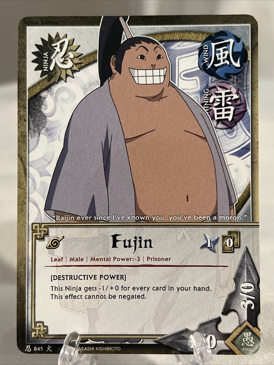 Naruto CCG 1st Edition Fujin 845 NM | eBay