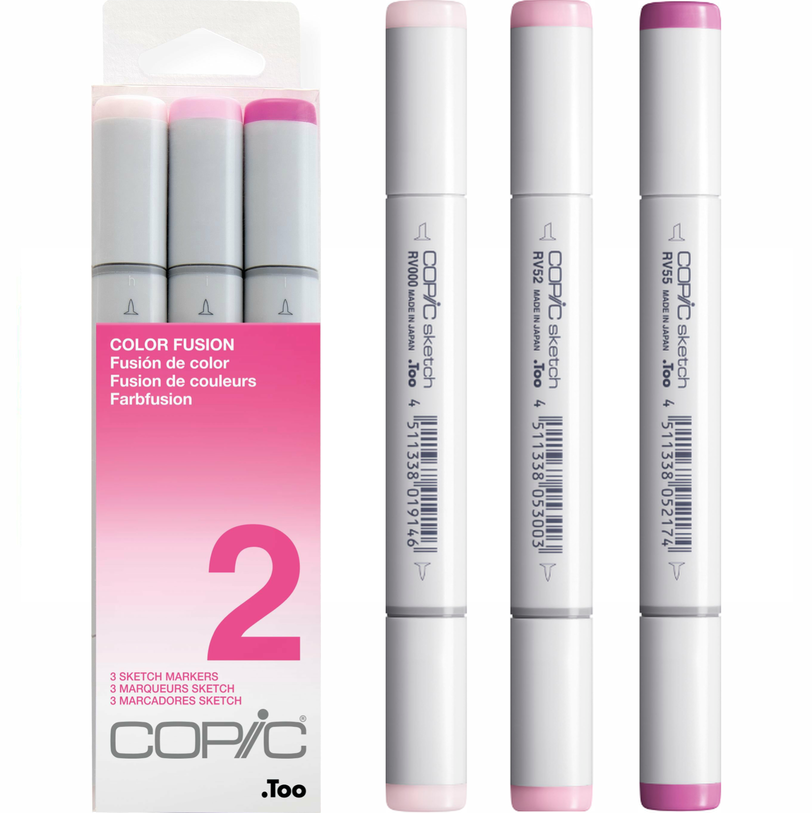 Copic Sketch 3 Piece Set - Colour Fusion 2