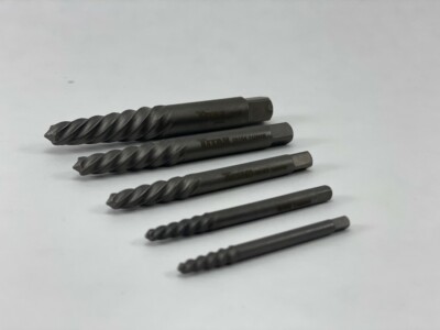 Titan Tools 85500 5 Pc Spiral Style Screw Extractor