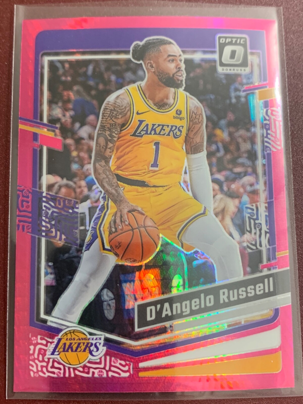 2023-24 Panini Donruss Optic - Pink Hyper Prizm #18 D'Angelo Russell | eBay
