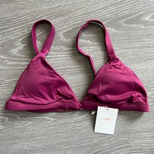 Andie Swim Caicos Bikini Top Medium Plum