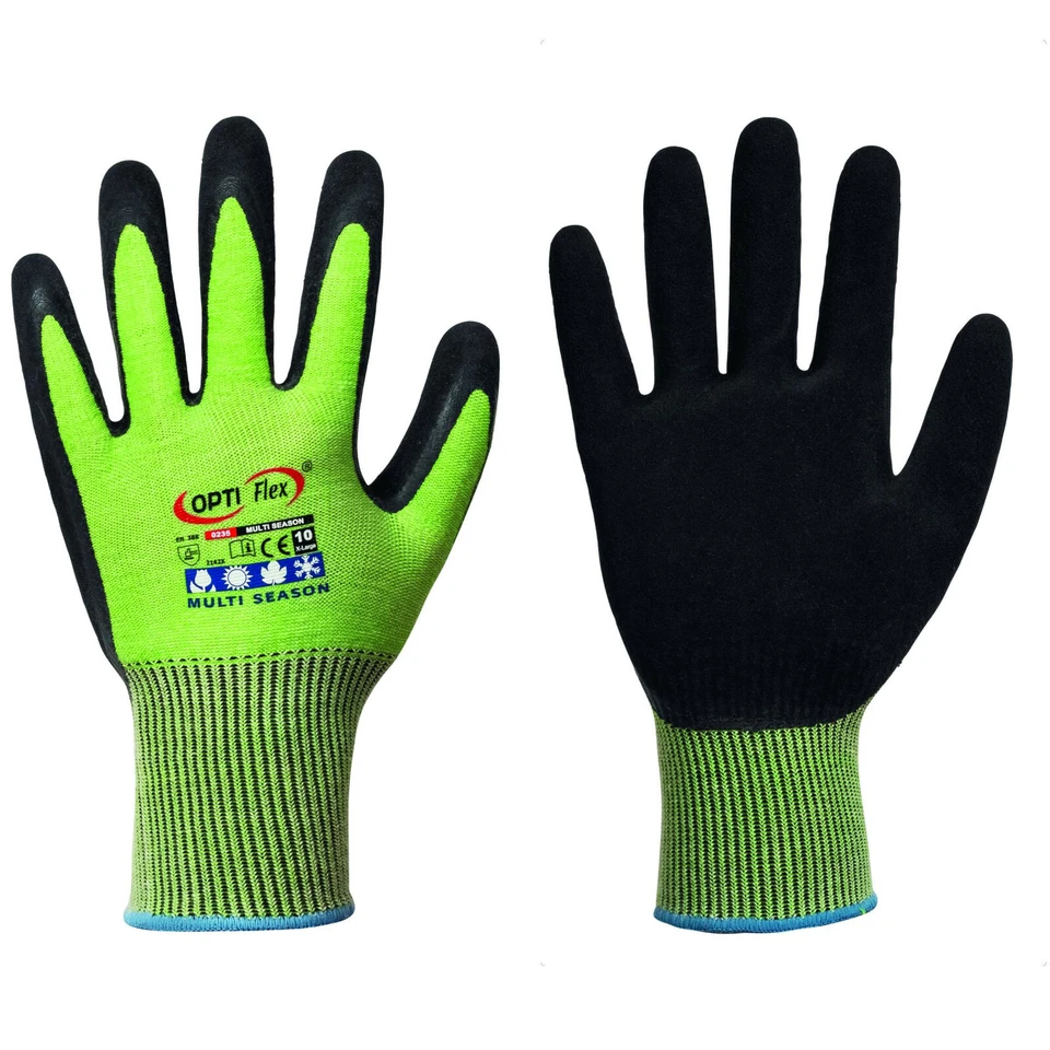 OPTI-FLEX Arbeitshandschuhe "MULTI SEASON" OPTI FLEX Handschuh Montage 12-240 Paar Gr.8-11