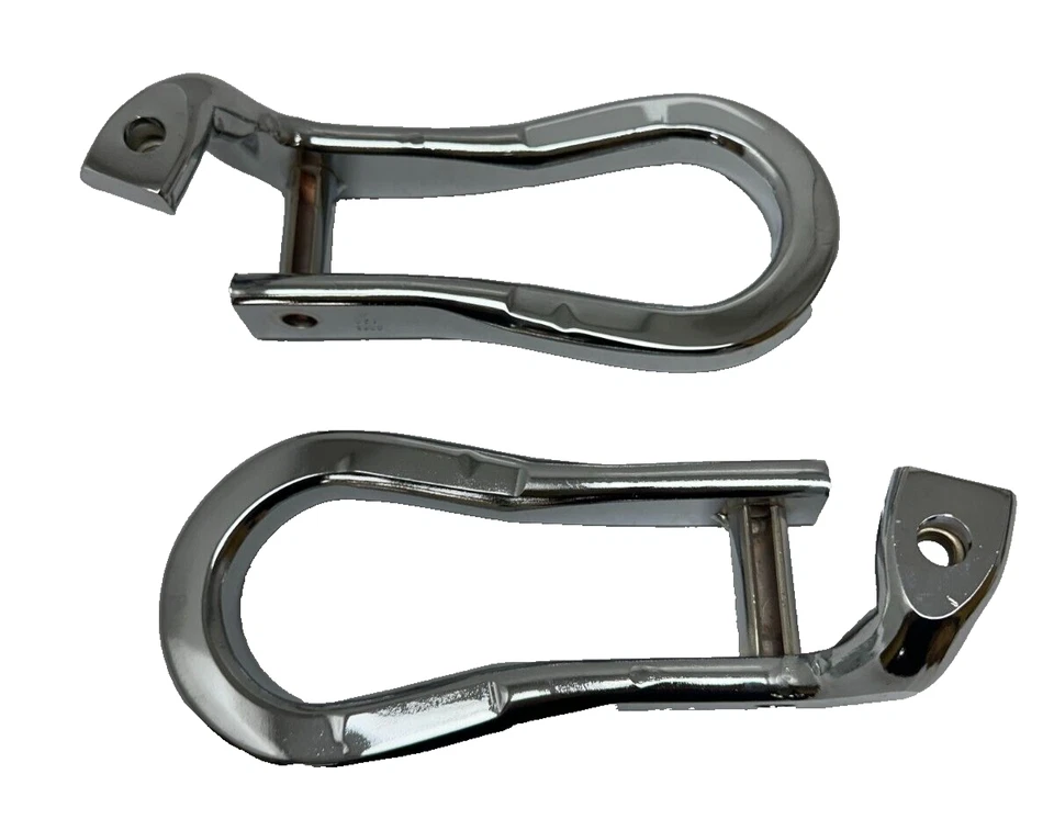 GM Chrome Tow Hooks Set For 2015-2019 GMC Sierra 2500 HD 3500 HD 84072464 NEW - Image 3 of 4
