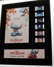 LILO & STITCH Disney Animated 35mm Movie Film Cell Display 8x10 Original Limited