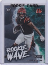 JAMARR CHASE ROOKIE CARD 2021 Cincinnati Bengals PLAYOFF WAVE RC Ja'marr LSU!