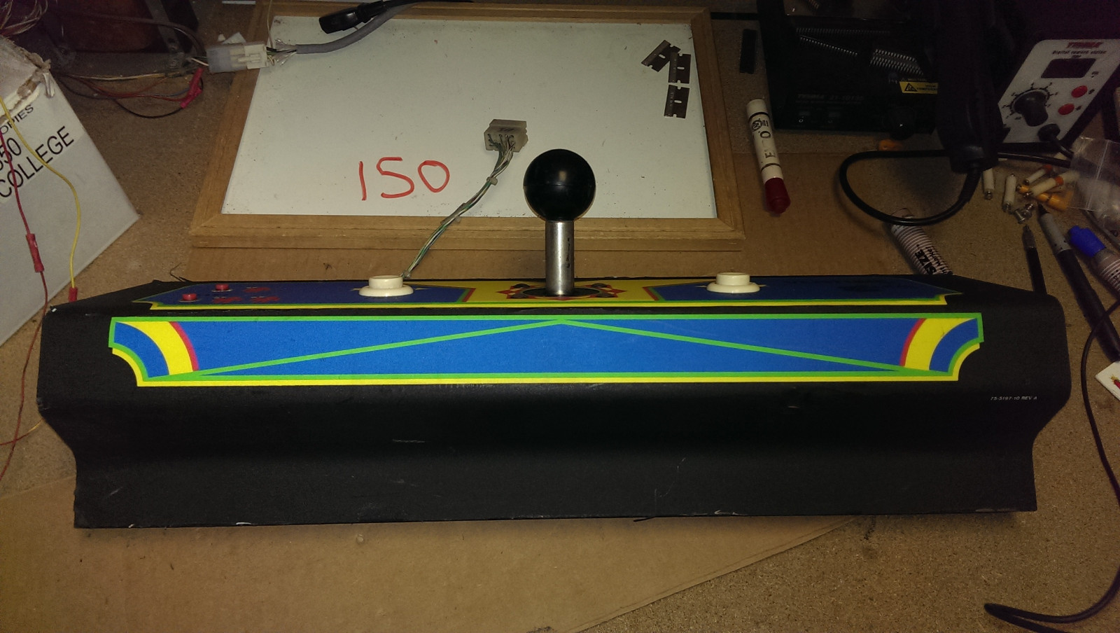 Exidy Combat Arcade Control Panel Control Panel for VENTURE - 1981 Exidy -SUPER NICE w/ all controls ...