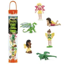 FAIRIES & DRAGONS Figures Toob Safari Ltd playset animal toy