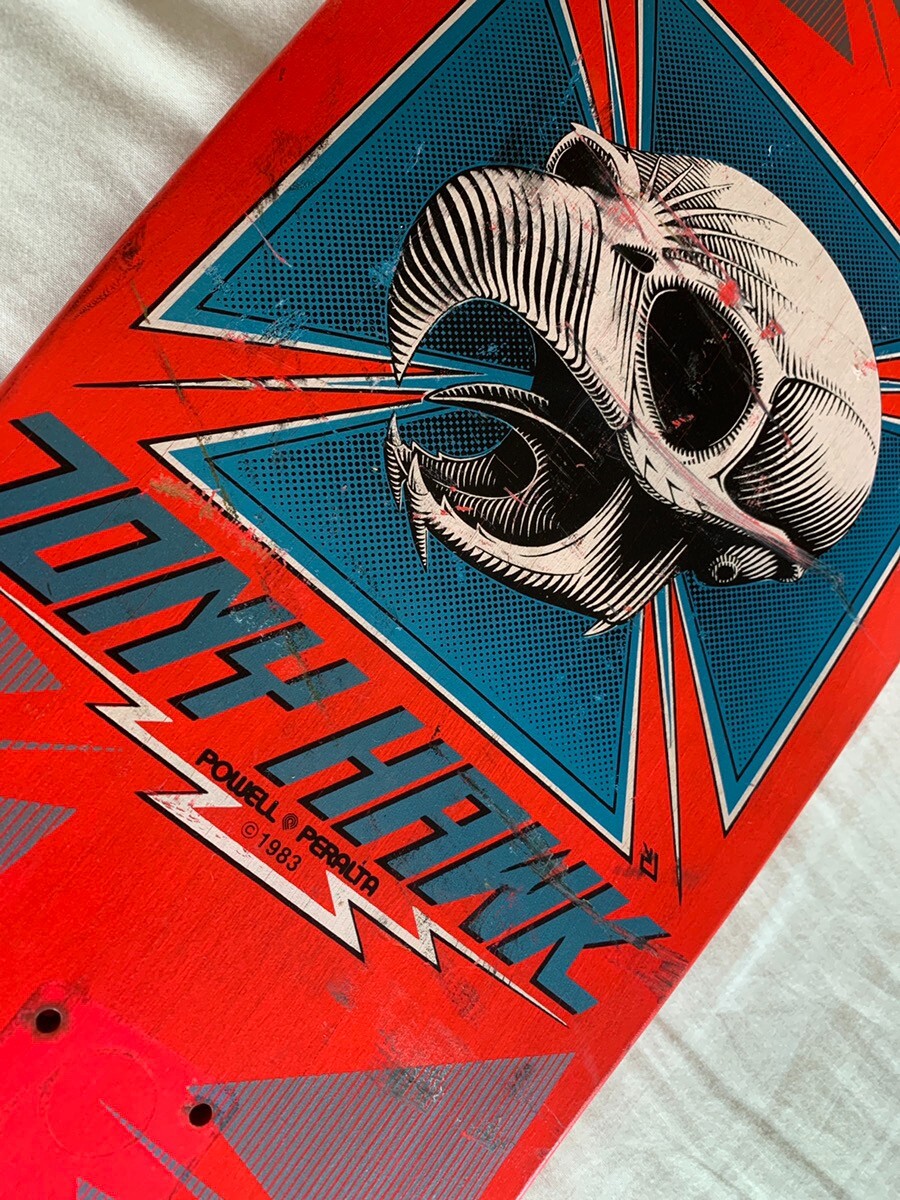 80s オリジナル Tony Hawk Powell 希少！直筆サイン入り 80s