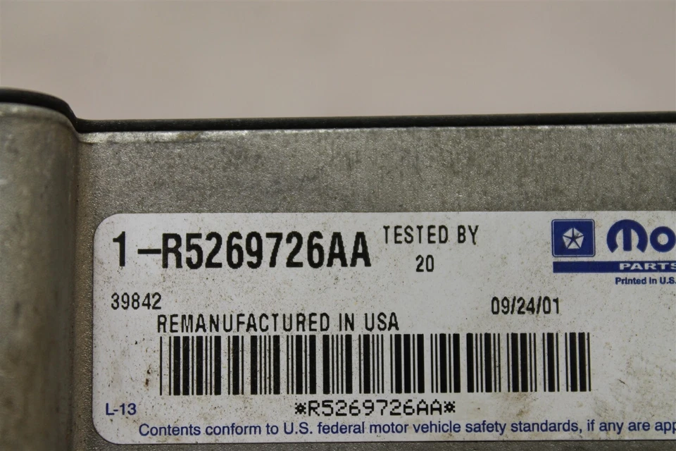 Модуль блока управления трансмиссией R5269726AA Dodge Avenger 1995-96 828 4N7-B1 - Изображение 3 из 4