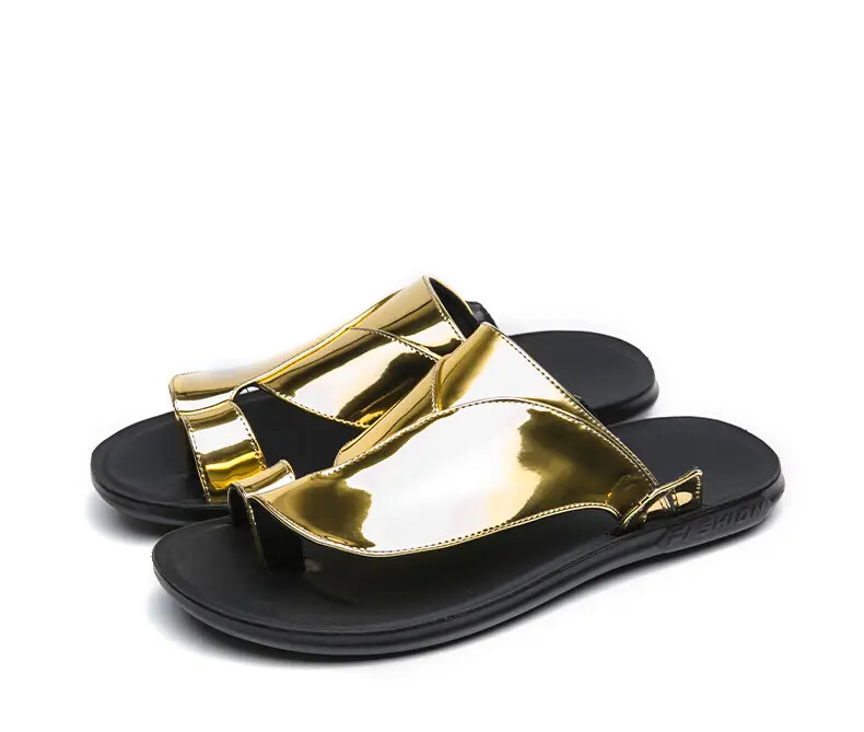 PANTOFOLA D’ORO 38 45 ciabatte uomo western sandali slingback scarpe spiaggia vacanza punta ad anello