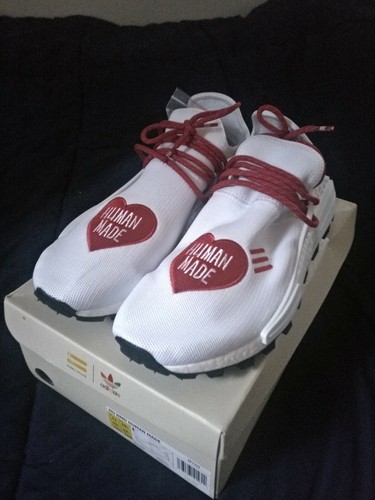 human made white red