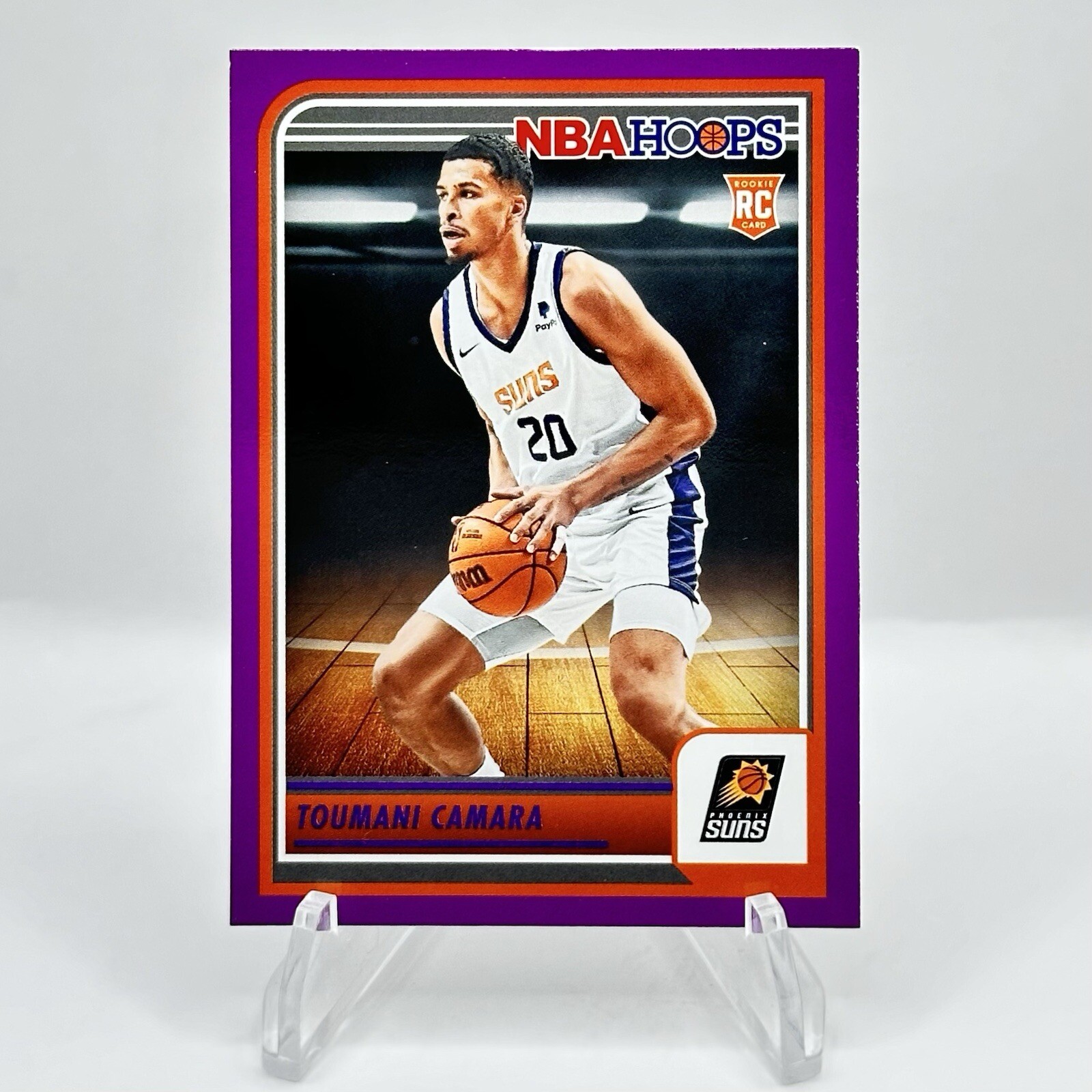 2023-24 Panini NBA Hoops TOUMANI CAMARA #231 RC Rookie Purple - Phoenix Suns
