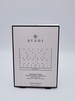 Avant Skincare Hydra-Bright Collagen Eye Restoring Pads Essential Pack 3 Pair