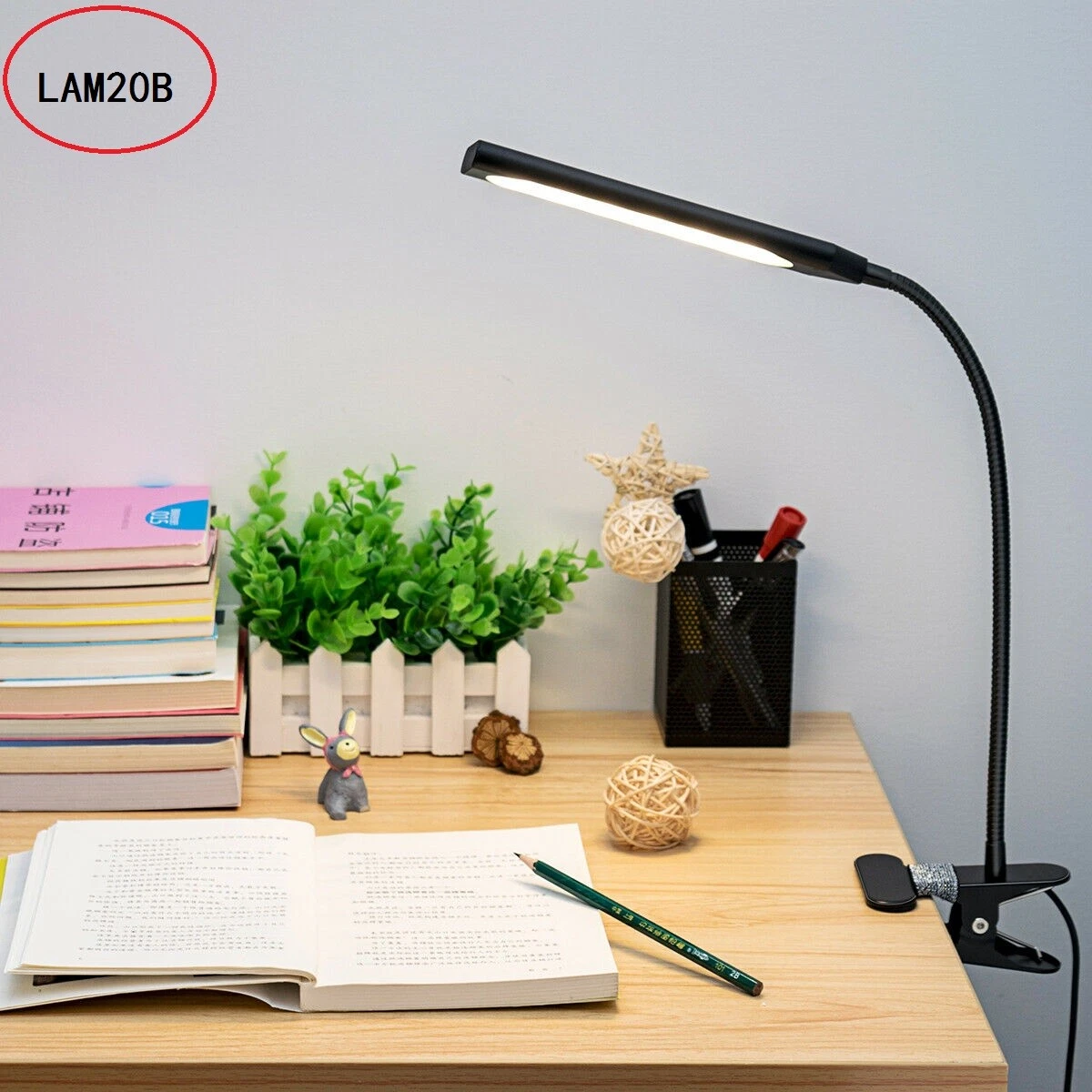 Study table lamp with clip discount