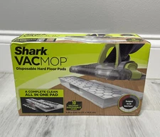 Shark VACMOP Refill Disposable Hard Floor Vacuum and Mop Pad 10 Count White