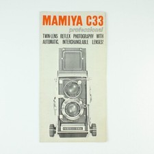 Mamiya C33 - Brochure Pamphlet Vintage