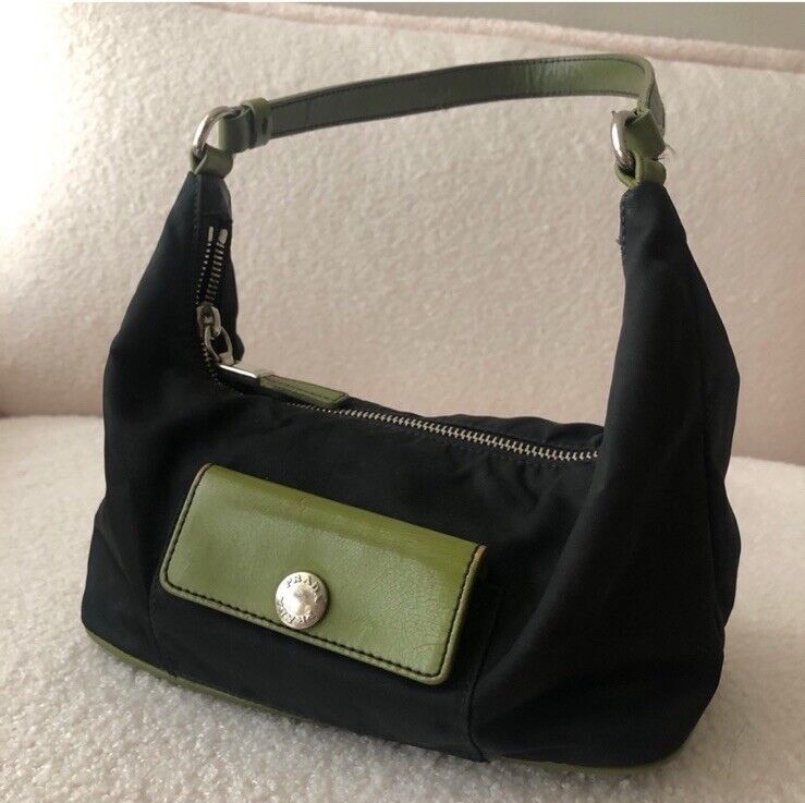 VTG Y2k Prada Mini Tessuto Sirio Pocket Hobo Shoulder Bag VTG Y2k Prada Mini Tessuto Sirio Pocket Hobo Shoulder Bag