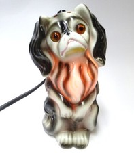 Bichon Dog Smoke Consumer with Glass Eyes B-85