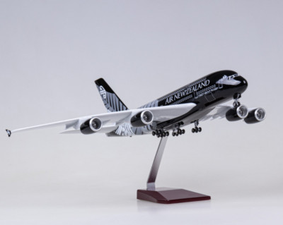 46CM 1:160 AIR NEW ZEALAND AIRBUS A380 Passenger Plane Landing Gear Resin Model