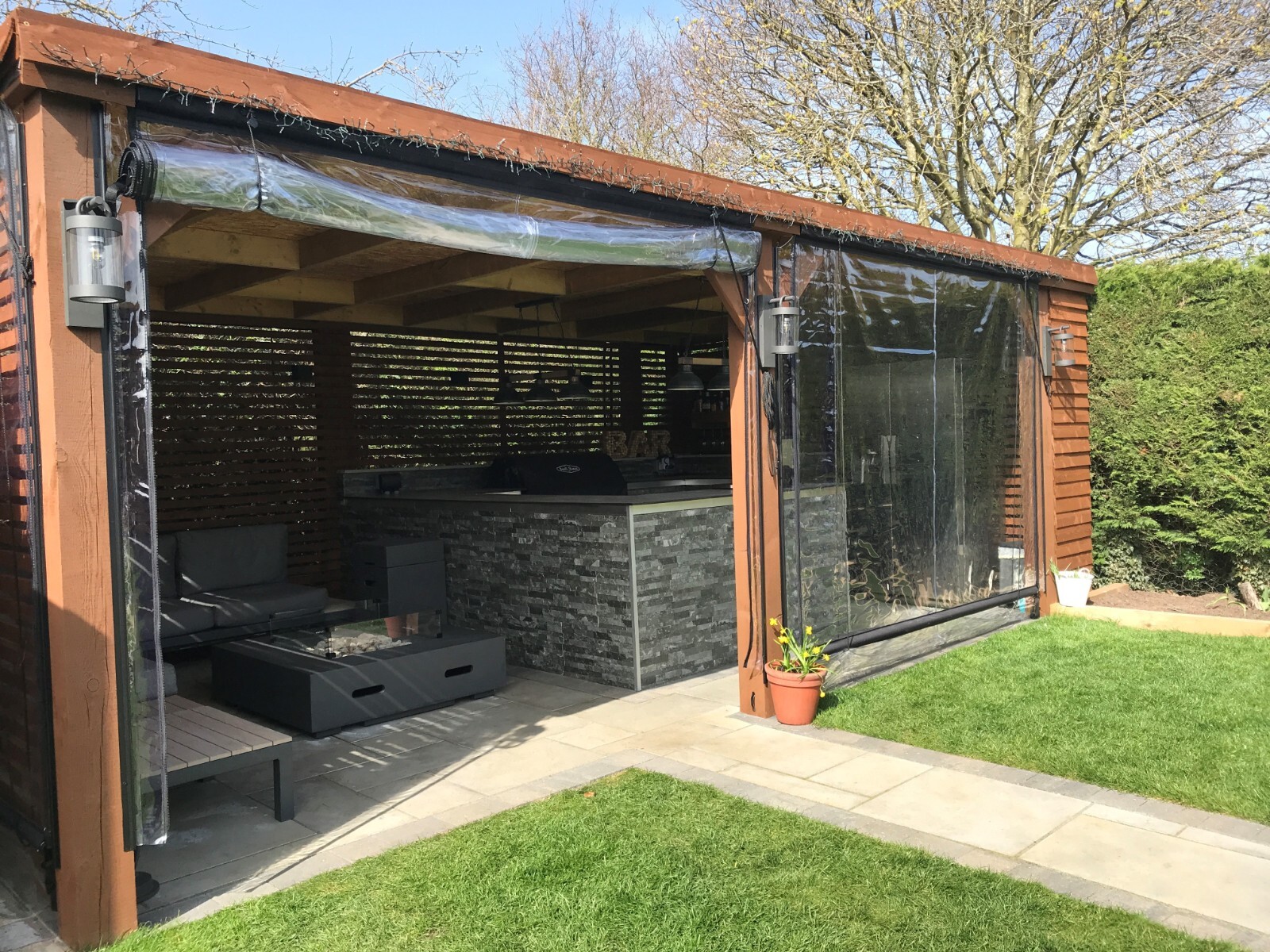 ACCESSORIES for CLEAR PVC OUTDOOR PATIO BLINDS Gazebo Pergola Outdoor