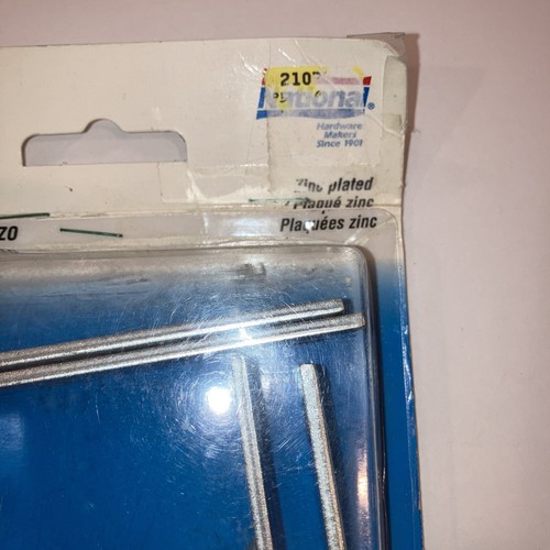Confezione 4 bretelle angolari ferramenta nazionale 3" x 3/4" N113-456 V115 nuove scatola aperta - Foto 3 di 11