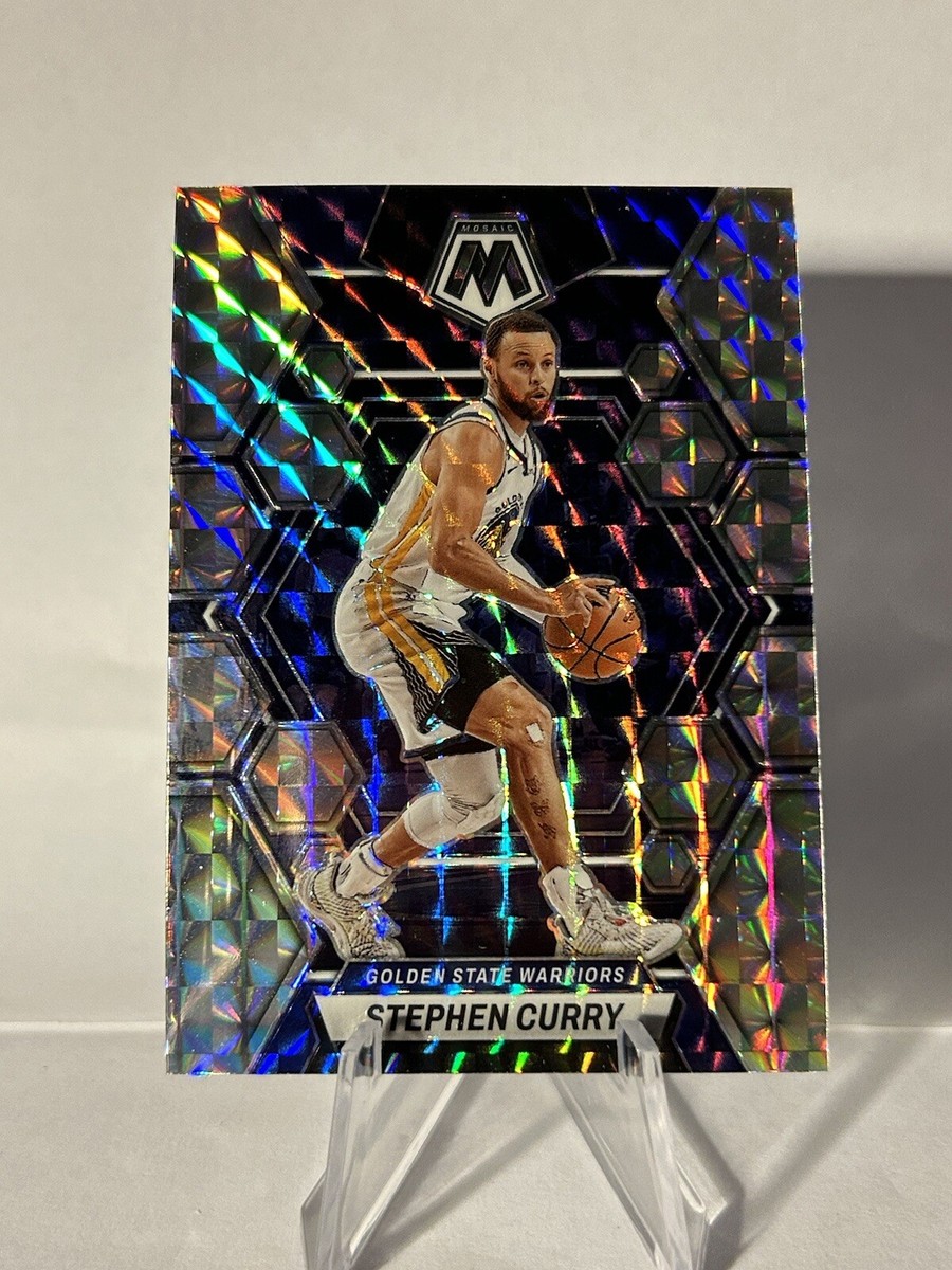 Stephen Curry Silver Mosaic Prizm 2022-23 Panini Mosaic
