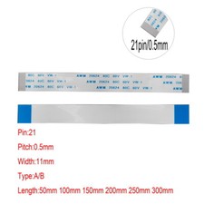 21Pin 0.5mm Pitch FFC FPC Flexible Flat Cable AWM 20624 80C 60V VW-1