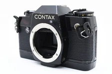 Contax 137 MD Quartz SLR Film Camera Black Body From Japan Excellent++ #1131