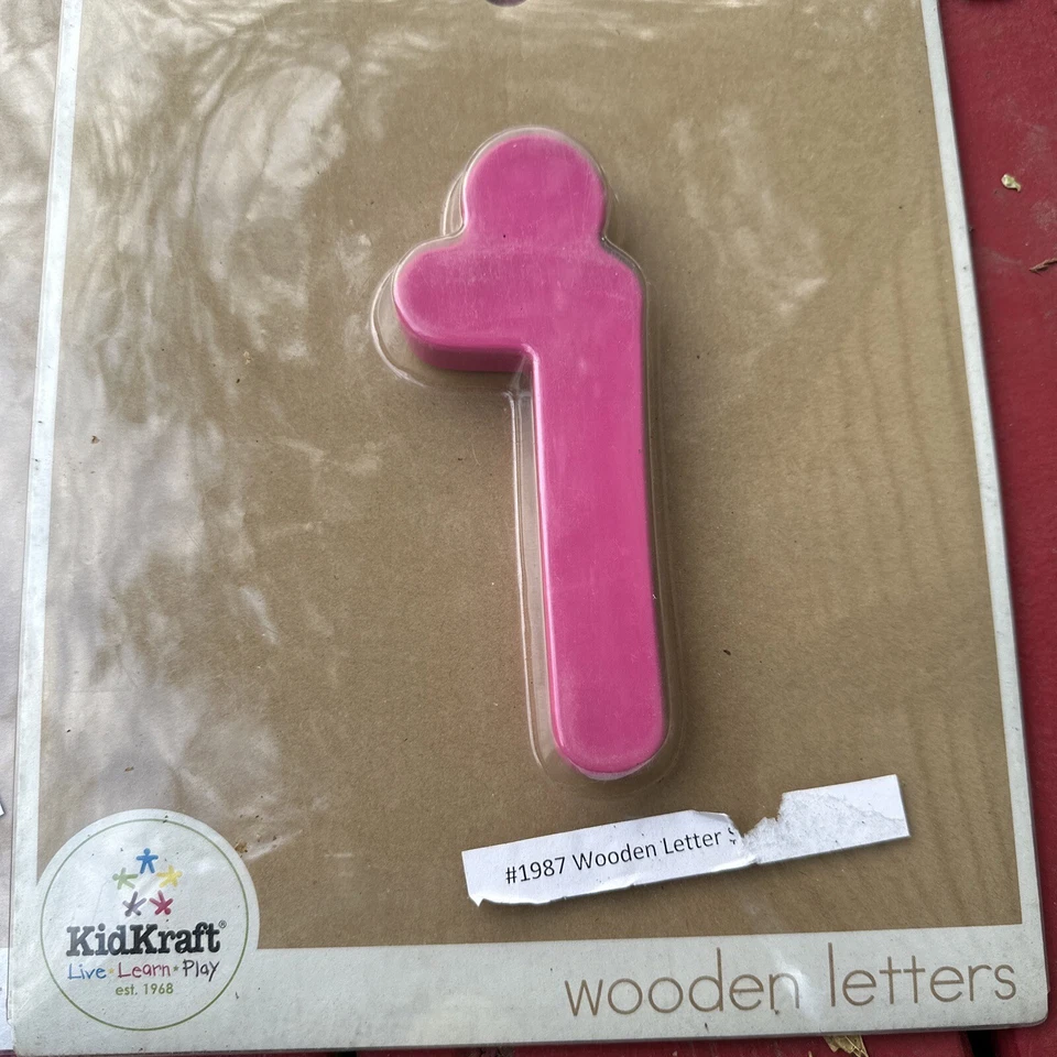 KidKraft 木制字母 - 两个字母“I’s” - 全新 - 6 英寸高 — 第 3/4 张图片