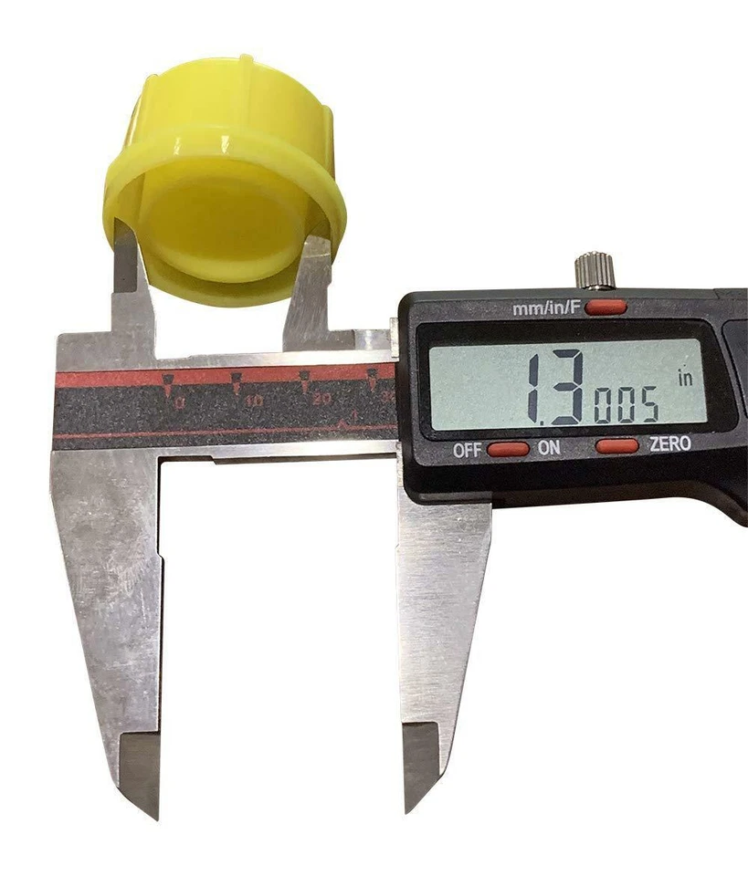 KP37 - PACK OF 4 BLITZ YELLOW SPOUT CAP FITS SELF-VENTING GAS CAN SPOUTS - Image 4 of 4