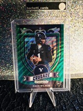 2021 ZACH WILSON Panini Prizm Draft Picks Green Wave Rookie Crusade Prizm #168